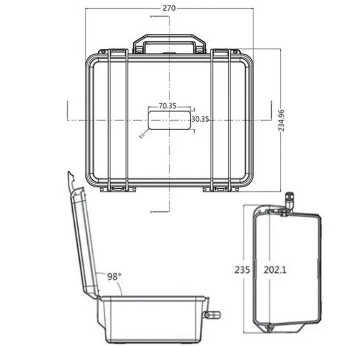 Hard Shell Waterproof Organize - Fish Finder Case 评论和价格